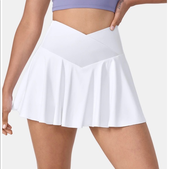 Halara White Tennis Skirts, sizes small and medium - Picture 3 of 5